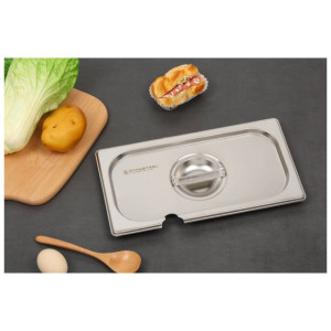 Pokrov GN 1/3 Dynasteel iz nerjavečega jekla za profesionalno gostinstvo