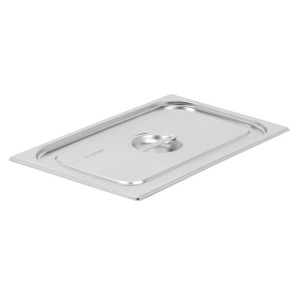 GN 1/1 stainless steel lid by Dynasteel for professional catering