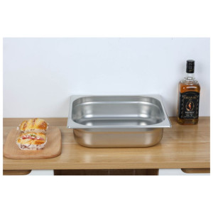 Bac Gastro GN 1/2 Inox - Globina 100 mm - 6,5 L - Dynasteel