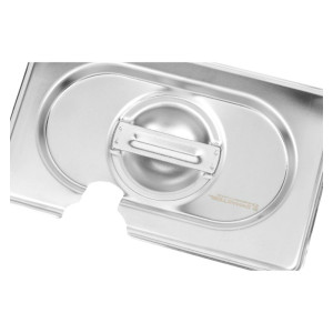 Pokrov GN 1/9 Dynasteel iz nerjavečega jekla za gastronorm posode