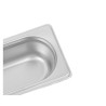 Bac Gastro GN 1/9 Inox - Globina 65 mm - 0,6 L - Dynasteel