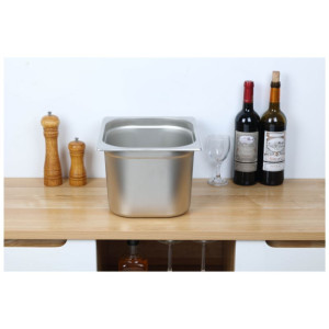Bac Gastro GN 1/2 Inox - Globina 200 mm - 12,5 L - Dynasteel