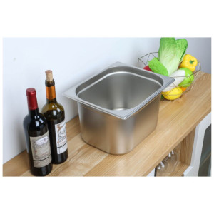Bac Gastro GN 1/2 Inox - Globina 200 mm - 12,5 L - Dynasteel