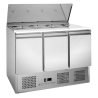 Saladette Compact 3 Vrata - S Pokrovom na Drsnikih - Dynasteel