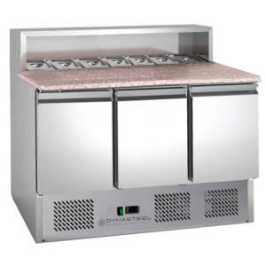 Hladilna omara za pico - 3 vrata - 8 GN 1/6 posod - Dynasteel