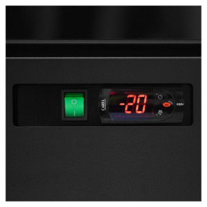 Vitrine Zamrzovalnik Vertikalni Črna - 702 L | TEFCOLD | Idealno za profesionalno gostinstvo | Varčevanje z energijo, steklena v