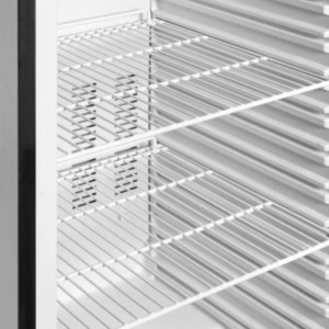 Ventilirana steklena negativna hladilna omara - Inox 340 L TEFCOLD | Profesionalno shranjevanje hrane