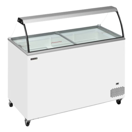 Zamrzovalna skrinja za led | Ukrivljeno steklo - 350 L | Znamka TEFCOLD