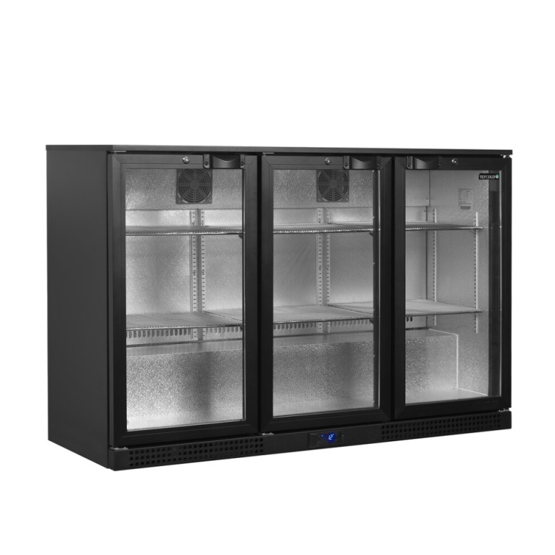 Hladilnik za zadnji del bara s 3 steklenimi vrati - 288 L | TEFCOLD Hladilnik za zadnji del bara s 3 steklenimi vrati - 288 L | TEFCOLD