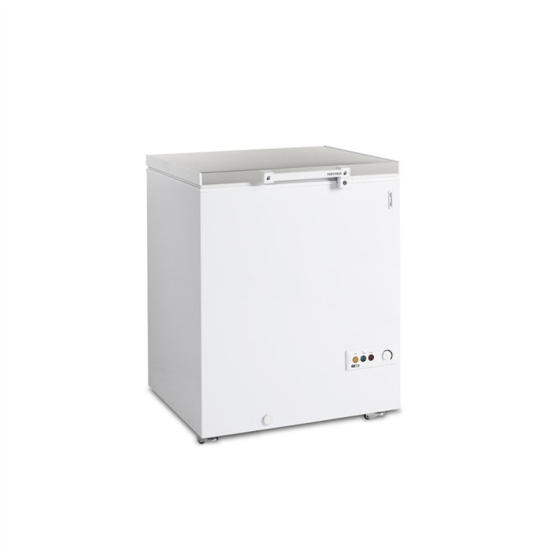 Zamrzovalna skrinja z inox pokrovom - 185 L TEFCOLD: zanesljivost in praktičnost za profesionalce Zamrzovalna skrinja z inox pokrovom - 185 L TEFCOLD: zanesljivost in praktičnost za profesionalce