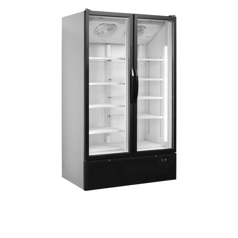 TEFCOLD 2 Glass Door Beverage Refrigerated Cabinet - 652 L: Professional display for your drinks TEFCOLD 2 Glass Door Beverage Refrigerated Cabinet - 652 L: Professional display for your drinks