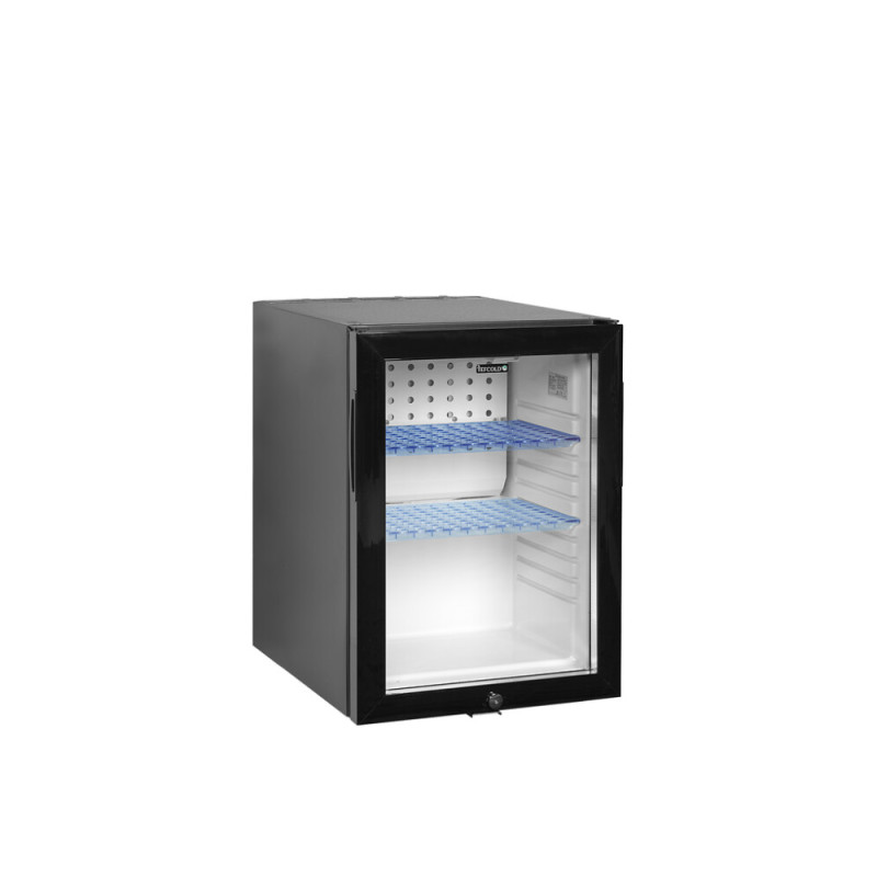 Mini Fridge Bar TEFCOLD Black 34 L - Glass Door - Compressor Mini Fridge Bar TEFCOLD Black 34 L - Glass Door - Compressor