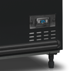 Hladilnik Zamrzovalnik Ukrivljen Stekleni Pokrov - Črna - 422 L - TEFCOLD