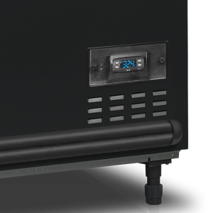 Réfrigérateur Congélateur Couvercle Vitré Incurvé - Noir - 422 L - TEFCOLD