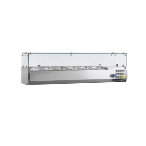 Saladette za postavitev - Statična - 6 GN 1/3 - 42,6 L - TEFCOLD