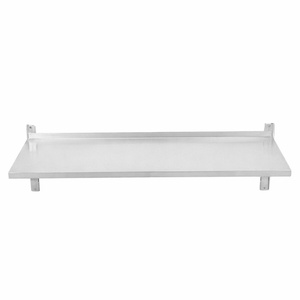 Stainless Steel Wall Shelf on Brackets - L 1200 x D 400 mm - Dynasteel