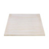 Plateau de Table Carré Pré-percé Vintage Blanc 700 mm Bolero - Visokokakovosten vrbov les