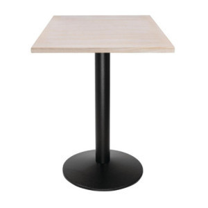 Plateau de Table Carré Pré-percé Vintage Blanc 700 mm Bolero - Visokokakovosten vrbov les