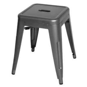 Tabureti iz sive kovine - komplet 4 Bolero Bistro