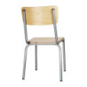 Galvaniziran leseni stol - komplet 4 Bolero
