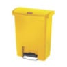 Rumeni koš 30L Rubbermaid - Zelo odporna sprednja stopalka