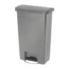 Front Pedal Bin Grey 50L - Hygienic & Practical | Rubbermaid
