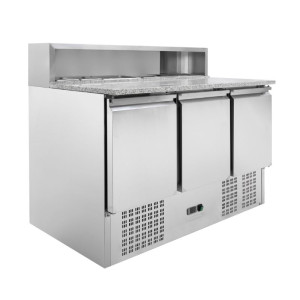 Hladilna omara za pico - 3 vrata - 8 GN 1/6 posod - Dynasteel