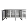 Table Réfrigérée 3 Portes GN1/1 - Globina 700 - Dynasteel