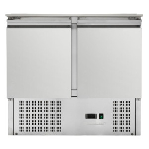 Saladette Compact 2 Vrata - S Pokrovom na Drsnikih - Dynasteel