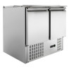 Saladette Compact 2 Vrata - S Pokrovom na Drsnikih - Dynasteel