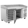 Pohištvo za pico 600x400 - 1 vrata in 7 predalov - Dynasteel
