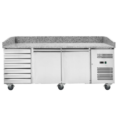 Pohištvo za pico 600x400 2 vrata in 7 predalov Dynasteel - Priprava pic