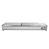 Saladette Hladilna za Postavitev Pokrov Inox - 9 x GN 1/3 - Dynasteel