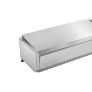 Saladette Hladilna za Postavitev Pokrov Inox - 9 x GN 1/3 - Dynasteel