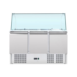 Saladette Hladilna 4 GN 1/1 - 3 Vrata - Dynasteel