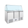 Saladette Hladilna 4 GN 1/1 - 3 Vrata - Dynasteel