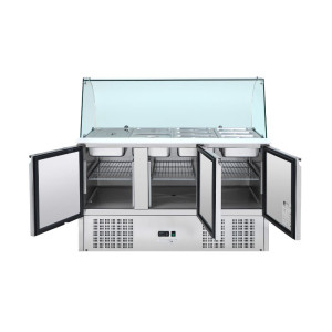 Saladette Hladilna 4 GN 1/1 - 3 Vrata - Dynasteel