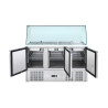 Saladette Hladilna 4 GN 1/1 - 3 Vrata - Dynasteel