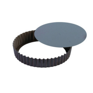 Rebrast nelepljiv model za pite - Ø260 mm, premično dno