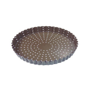 Tourtière rebrasta perforirana nelepljiva Ø240 mm