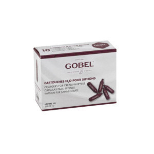 Kartuše za plin N₂O - Paket 10 za sifone Gobel