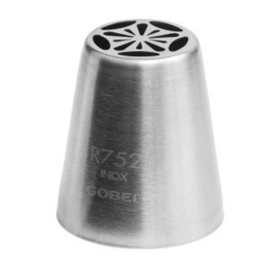 Ruska šoba Cvet Inox 25mm Gobel - Dekoracije za pecivo