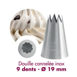 Douille Cannelée Inox 9 Dents Ø19mm Gobel - Kakovostna Profesionalna