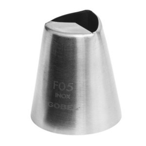Gladki geometrijski nastavek puščica inox - Ø 22 mm Gobel