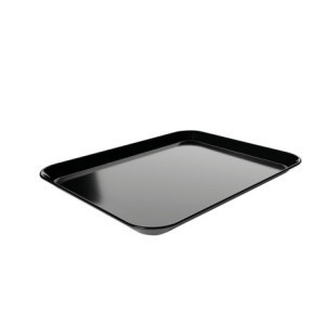 Črn predstavitveni krožnik iz melamina 210x280 mm Bartscher - Eleganca in profesionalnost v kuhinji