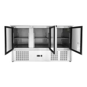 Saladette Compact 3 Vrata - S Pokrovom na Drsnikih - Dynasteel