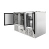 Saladette Compact 3 Vrata - S Pokrovom na Drsnikih - Dynasteel