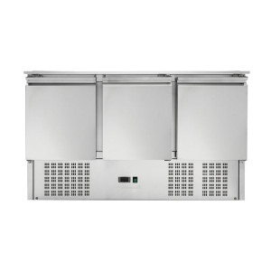 Saladette Compact 3 Vrata - S Pokrovom na Drsnikih - Dynasteel