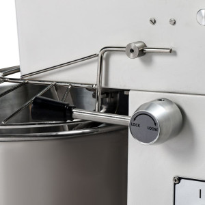Pétrin 20 L Dynasteel - Odstranljiva posoda, Dvignljiva glava