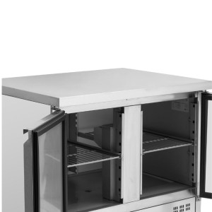 Pozitivna hladilna miza GN 1/1 - 2 vrata - Dynasteel